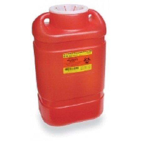 BD™ 5 Gallon Red Multi-purpose Sharps Container 1-Piece Funnel Lid