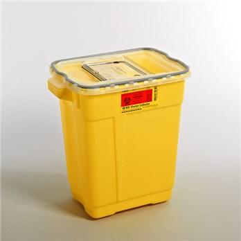 BD™ 9 Gallon Yellow Chemotherapy Sharps Container 2-Piece Sliding Lid
