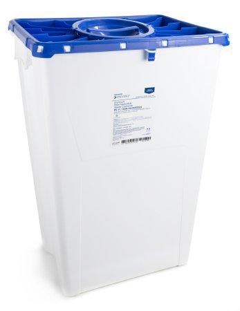 McKesson™ 18 Gallon Blue Pharmaceutical Waste Container McKesson Prevent®