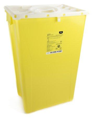 McKesson™ 18 Gallon Yellow Chemotherapy Sharps Container McKesson Prevent®