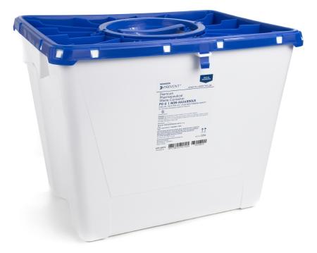 McKesson™ 8 Gallon Blue Pharmaceutical Waste Container Prevent®