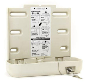 McKesson Prevent® Sharps Collector Bracket Locking Wall Cabinet Plastic